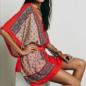 Patterned free people dress